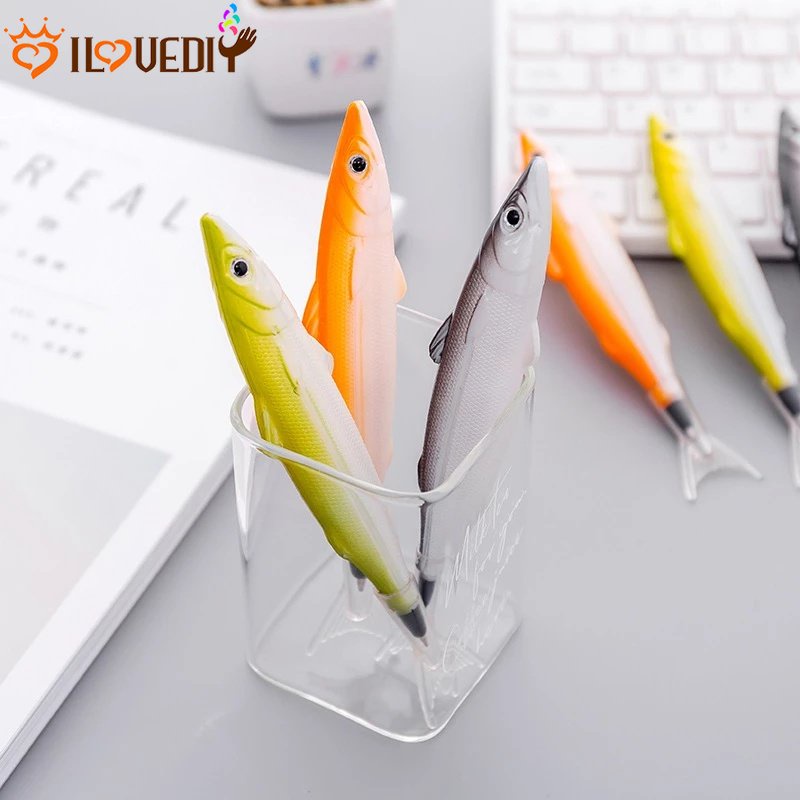 Alat Tulis Siswa Kantor 1 Pc Ikan Laut Bolpoin Pasokan Sekolah Novelty Lucu Indah Pulpen 0.5mm Lucu Kreatif Lucu Alat Tulis Perlengkapan Sekolah