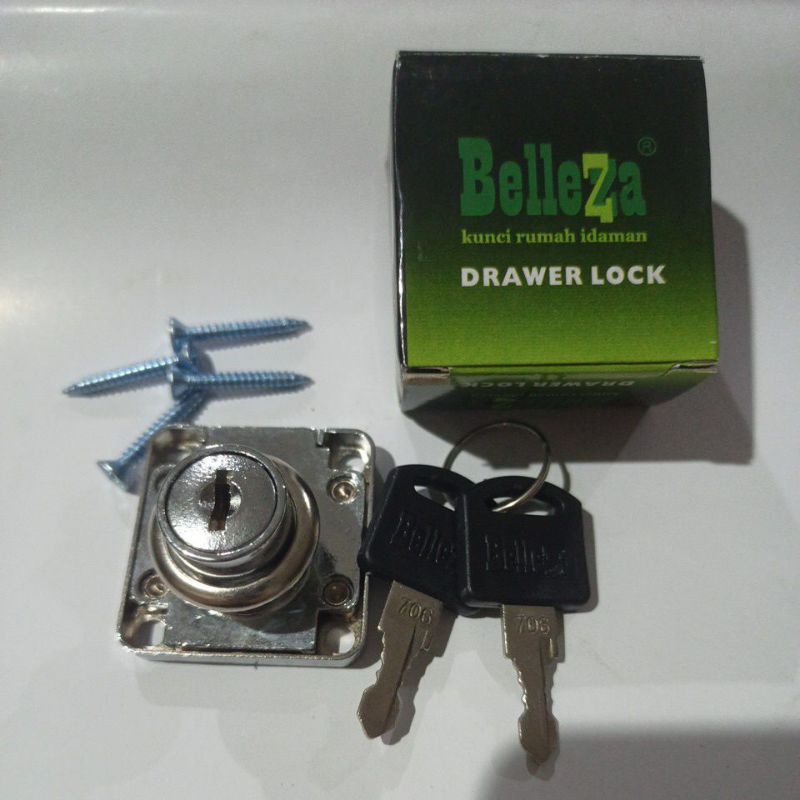 drawer lock / kunci laci Belleza KL BZ271