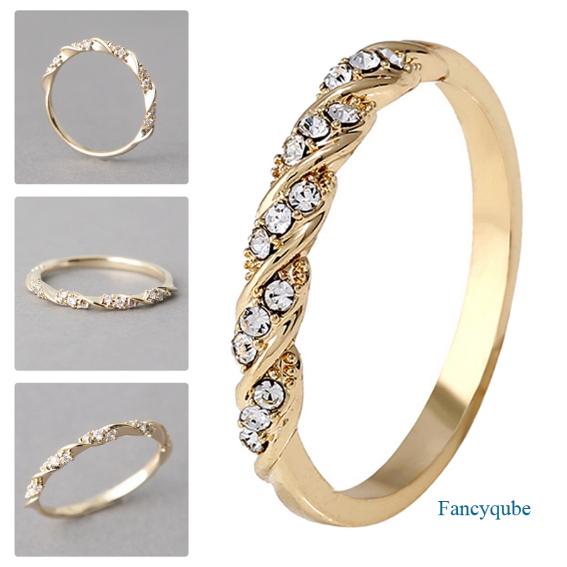 Ins Tide Adjustable Alloy Rings Untuk Wanita Temperamen Sederhana Pertunangan Pernikahan Rings Fashion Jewelry