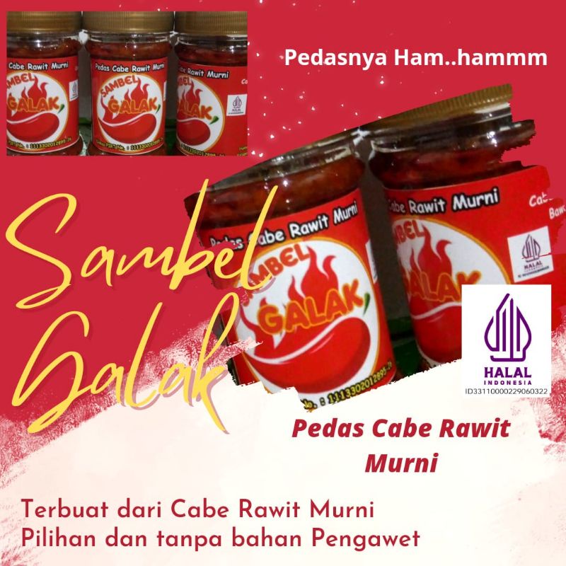 

SALE 2.2 Sambel Super Pedes Sambel Galak Sambel Rawit Murni 150 gram Tanpa Pengawet Buatan Dibuat Dengan Halal Dukung UMKM