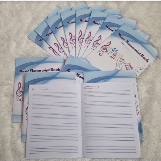 

COD Buku tulis musik garis lima / buku garis paranada