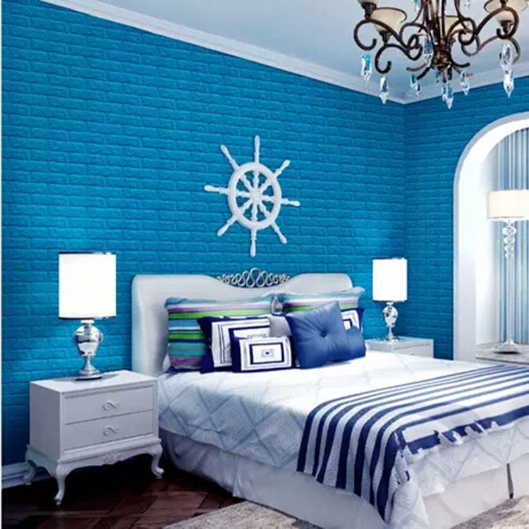 PALING MURAH ! Wallpaper Dinding FOAM Timbul 3D Bata Putih CLASSIC BRICK BEST SELLER D001 - ACS