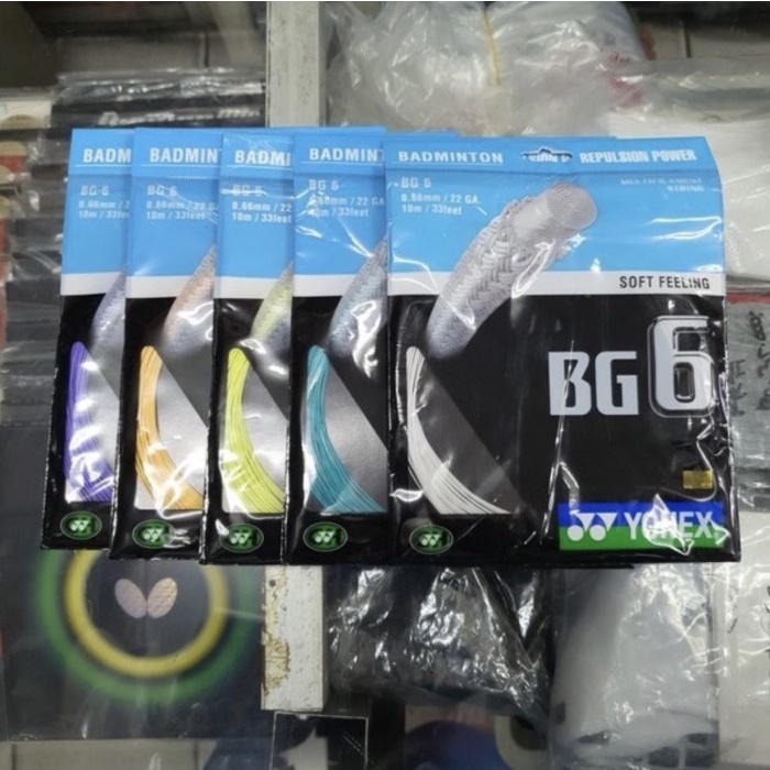 Sera Senar Badminton Yonex Bg6 Ch Bg 6 Kode Ch Original Lisensi China Ori