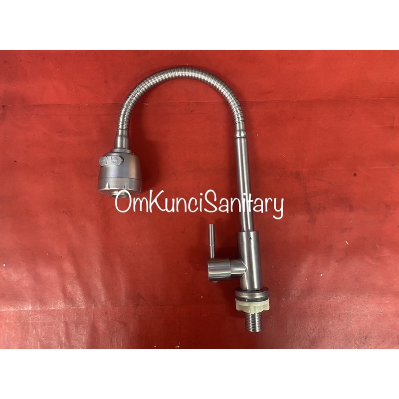Kran Angsa Flexible Tanam Stainless SUS304 Keran Tanam Flexible SUS 304
