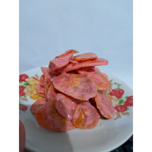 

keripik pisang coklat stroberi dewi snacks