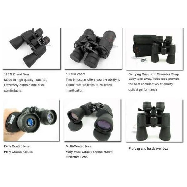 AKN88 - Teropong BUSHNELL PowerView 10-70X70 - Ultra High Power Binoculars