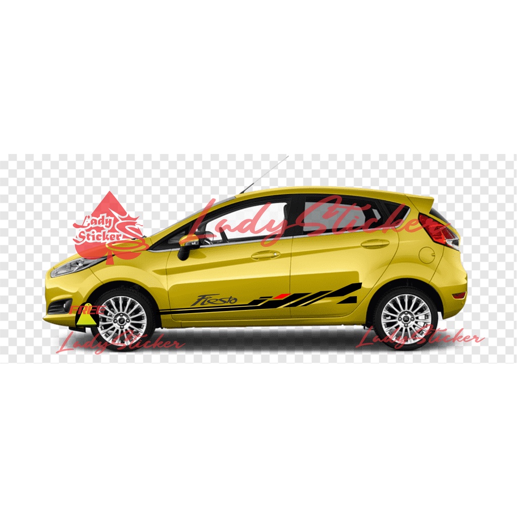 new sticker mobil fiesta striping sticker mobil ford fiesta