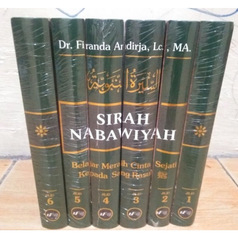 Buku Sirah Nabawiyah Ustadz Firanda Andirja Original jilid 1 sd 6