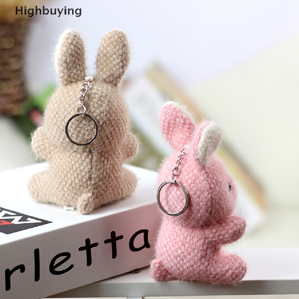 Hbid Boneka Kelinci Mainan Miniatur Boneka Kelinci Liontin Kunci Gantungan Tas Pendant Glory