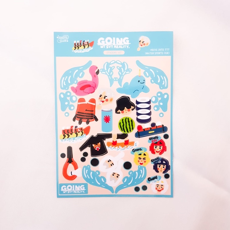 

Going Seventeen: TTT Water Sport Ver. stickers set - idiotsclub