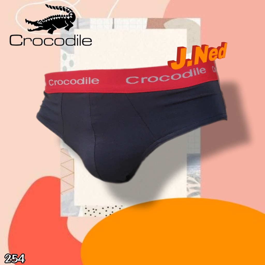 J254D - (1BOX ISI 2 PCS) CELANA DALAM PRIA CROCODILE SIZE S - XL