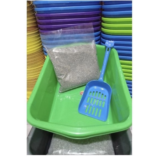 TEMPAT POOP LITTER BOX KUCING PAKET LITTER BOX TERMURAH