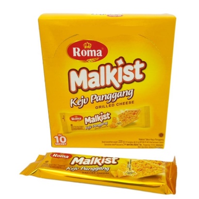 ROMA MALKIST KEJU PANGGANG / 1 BOX ISI 10 PCS