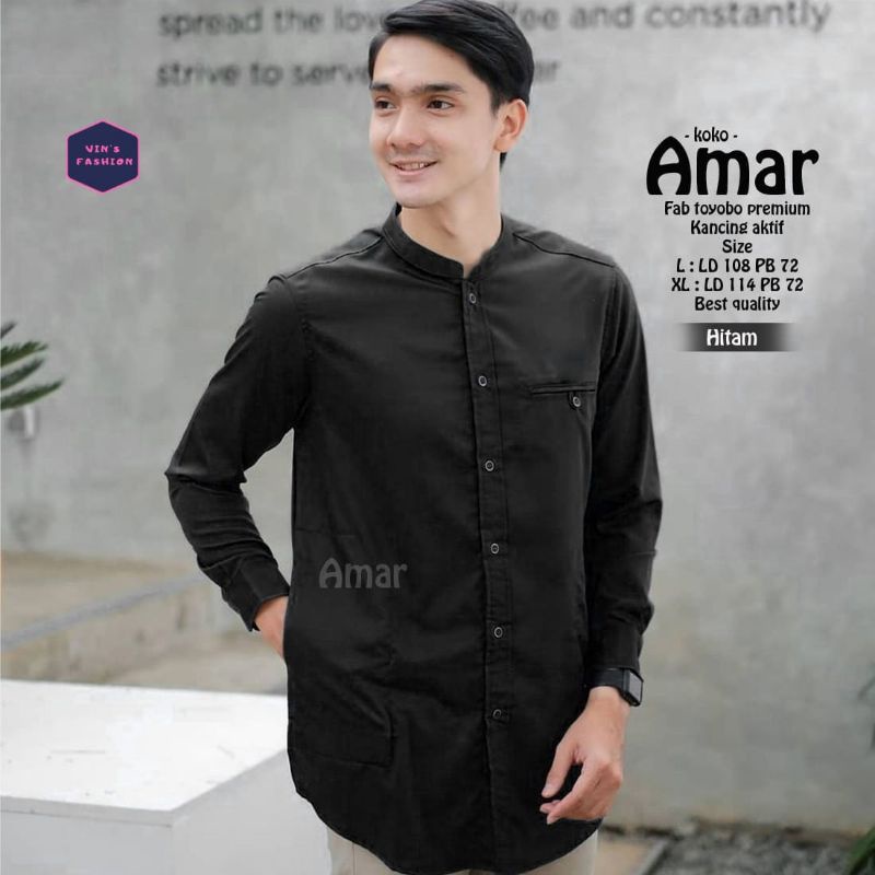 AMMAR KOKO LENGAN PANJANG BY VINSSOLO