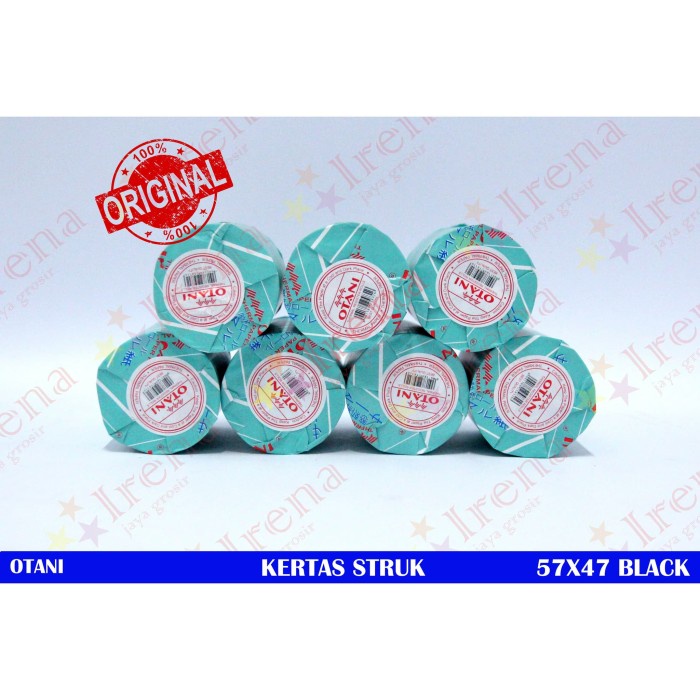 

+++++] OTANI THERMAL 57X47 TINTA HITAM KERTAS STRUK KASIR