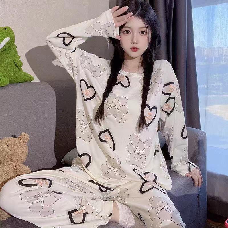 piyama wanita Import PP Dewasa Import 015 Y8K3 sexy panjang rok cotton imut rayon pendek jumbo premi