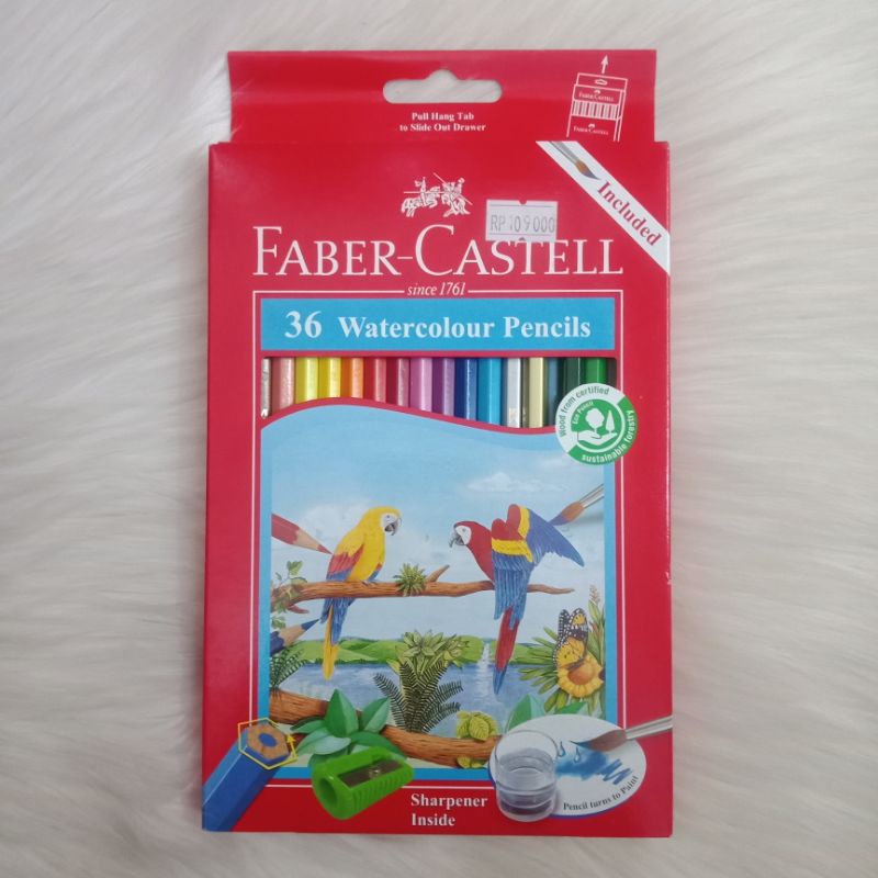 Faber Castell 36 Watercolour Pencils