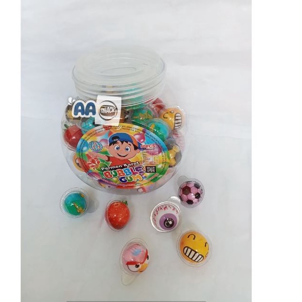 

PERMEN BUBBLE GUM AAA TOPLES ISI 50