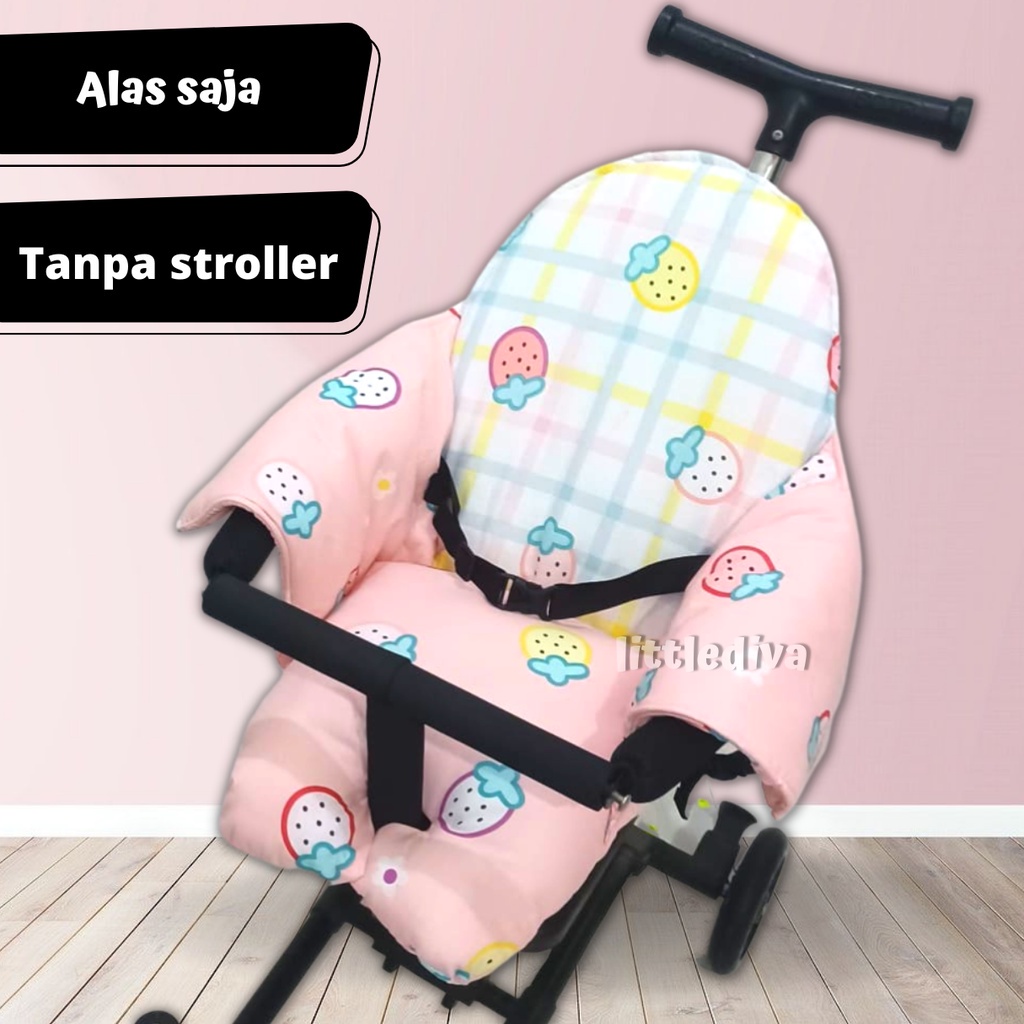 SWEET BERRY T4 - BANTALAN / ALAS TRIKE SEGIEMPAT kereta dorong kecil stroler bayi akachan spad