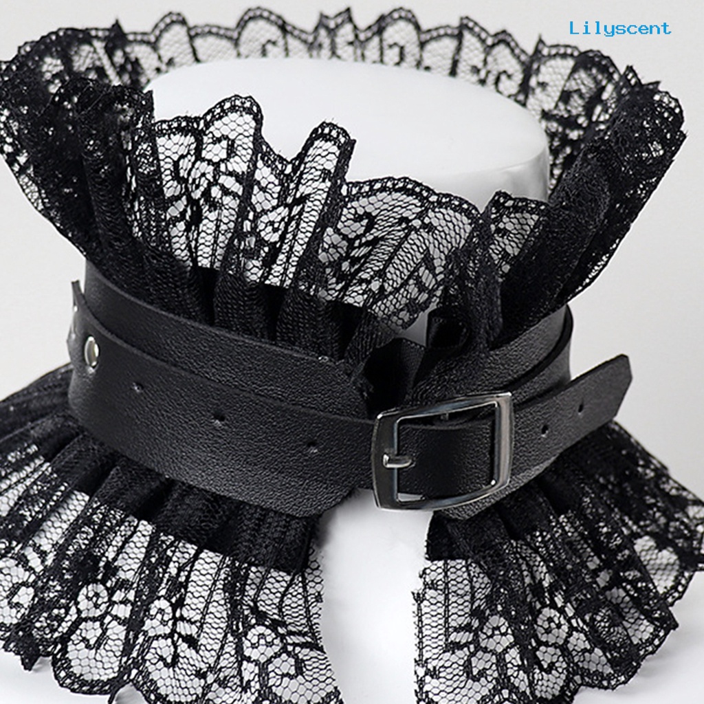 Ls Kalung Choker Gotik Renda Lolita Dingin Berlebihan Putri Kerah Kostum Cosplay