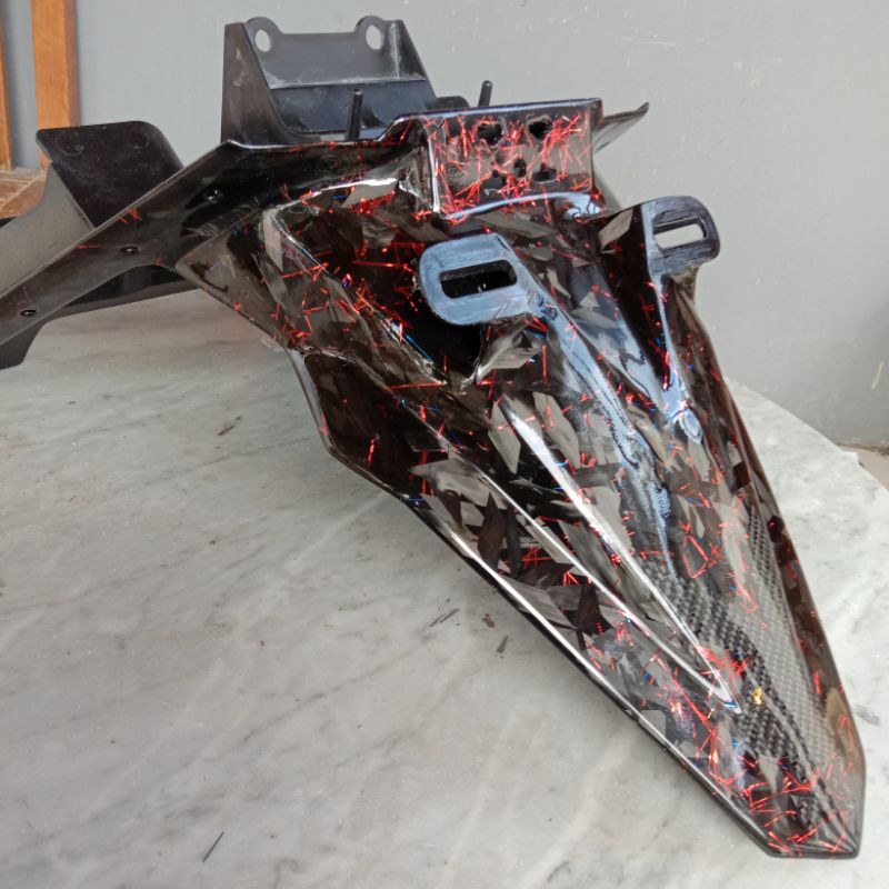 spakbor belakang nmax carbon forged / spakbor belakang nmax