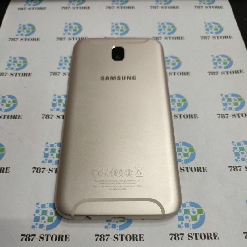 BACKCOVER SAMSUNG J7 PRO J730G GOLD ORIGINAL BEKAS