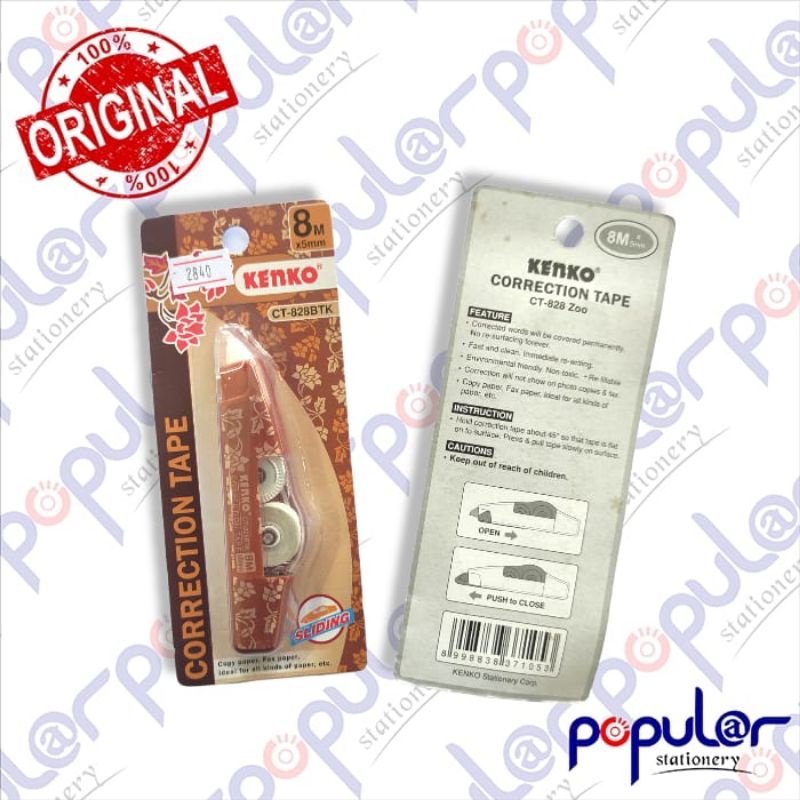 

Tip Ex Roll Kenko 828 Batik