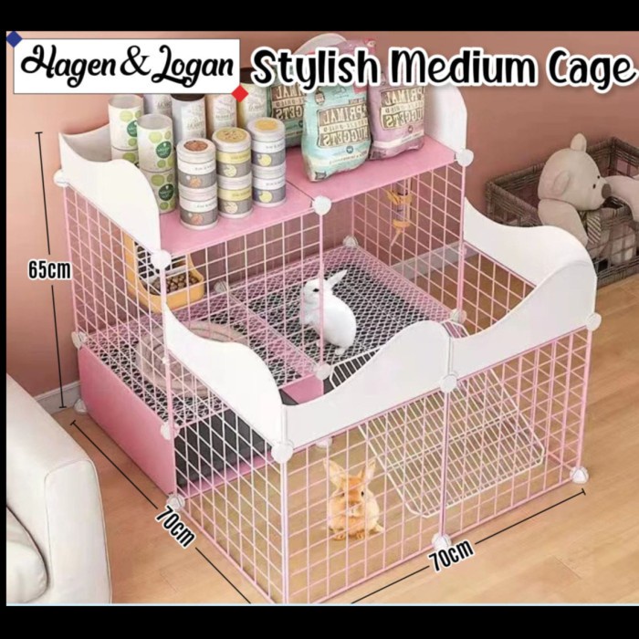 Stylish Medium Cage / Kandang Kelinci Marmut Cavy