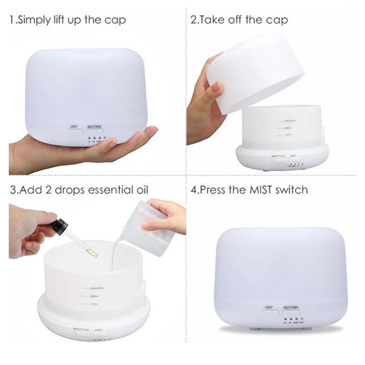 Essential Oil Aromaterapi Aromatheraphy Diffuser Difuser Humidifier Minyak Pengharum Ruangan