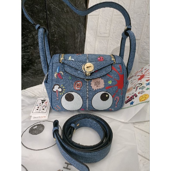 READY tas fashion Lindi eye theme selempang dan shoulder bag free papaerbag