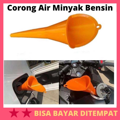 Corong Air Minyak Bensin Long Mouth Funnel / Corong Torong Pengisian Bahan Bakar BBM Ganti Isi Oli M