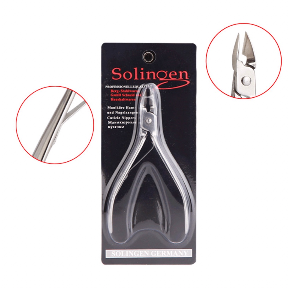 Solingen Cuticle Nipper Gunting Kutikula Kuku Alat Tang Cabut Manicure Pedicure KU023