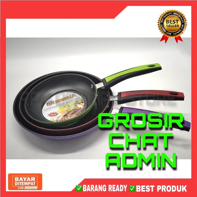 [RPA] WAJAN FRYPAN PENGGORENGAN TEFLON ANTI LENGKET 20CM 20 CM TEPLON ANTI GORES