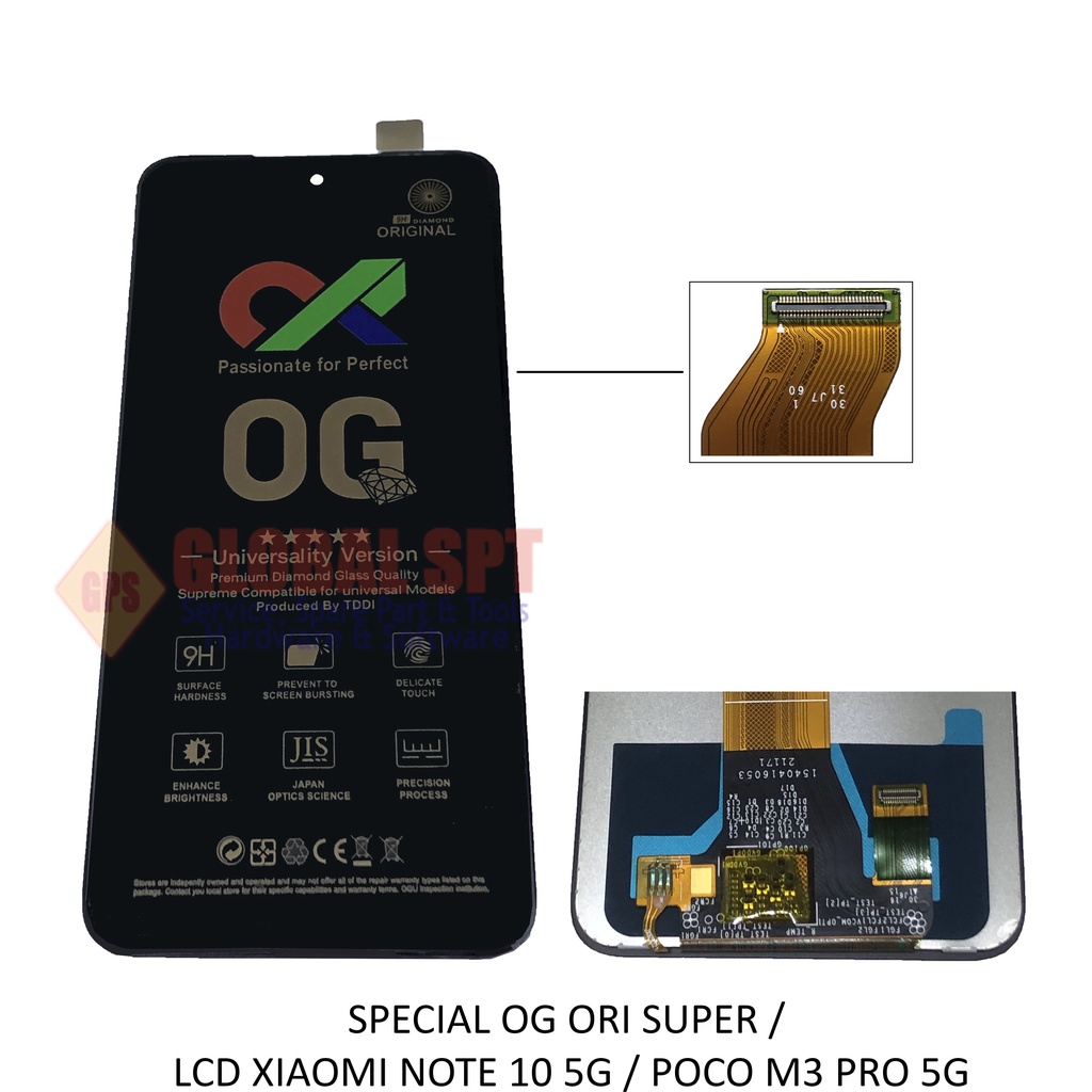 SPECIAL OG ORI SUPER / LCD TOUCHSCREEN XIAOMI NOTE 10 5G / POCO M3 PRO 5G