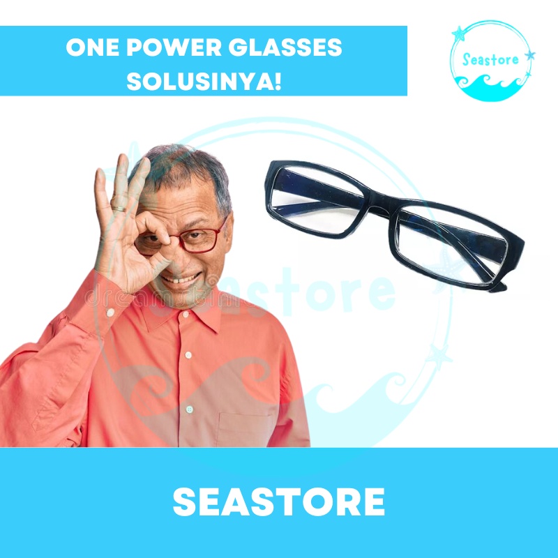 Kacamata Baca Plus Auto All In One Focus One Power Readers Glass Kaca Mata Servis HP GROSIR Kacamata Baca Super Auto Fokus Plus Anti Radiasi Blueray Blue Light Kaca Mata Rabun Dekat Presbiopia Frame Rimles Original Unisex Pria Wanita