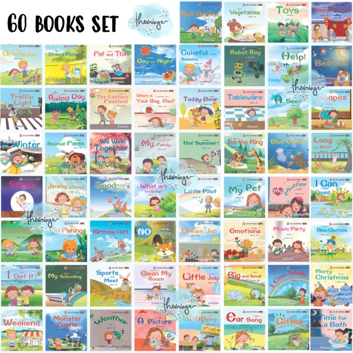 

Kids English Reading Book Set isi 60 buku Children English Books