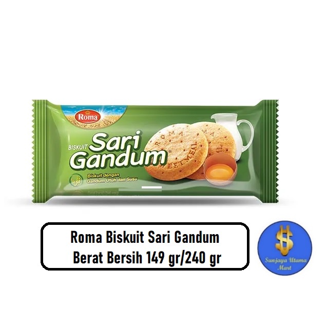 

Biskuit Roma Sari Gandum 149gr/ 240gr-Biscuits Roma Sari Gandum