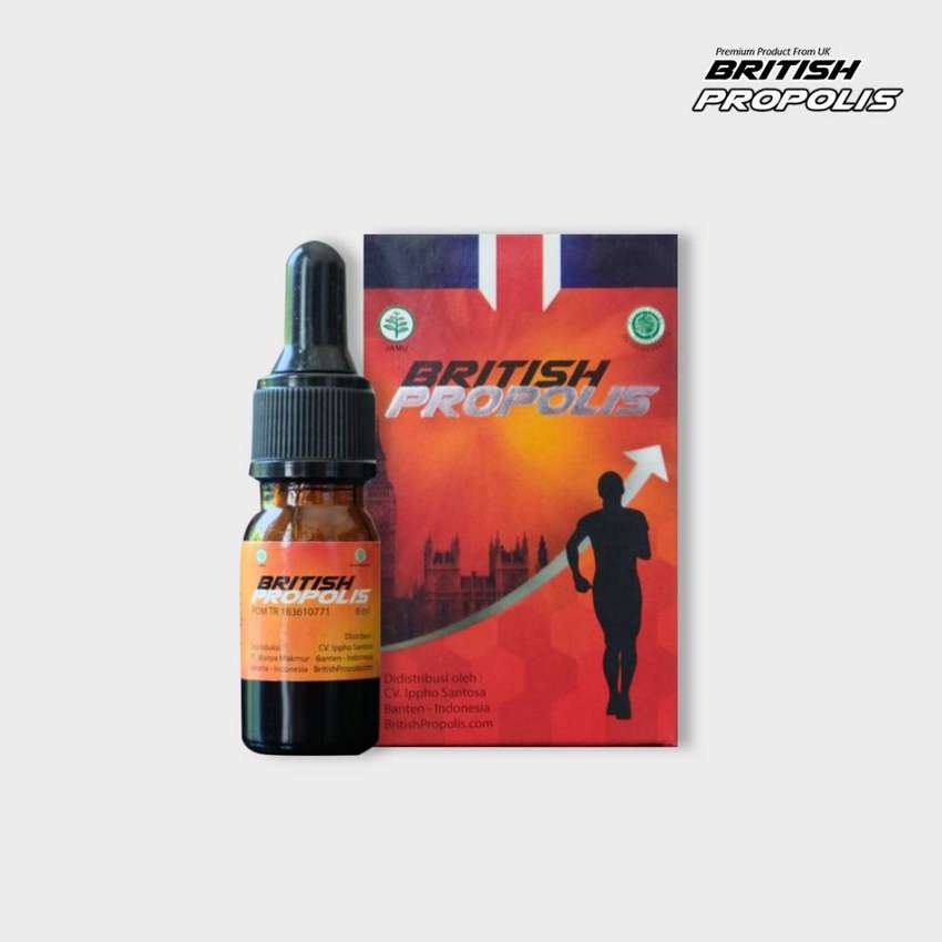 (BEST SELLER) BRITISH PROPOLIS 100% ORIGINAL BPOM &amp; HALAL TANPA EFEK SAMPING TERBUKTI KLINIS