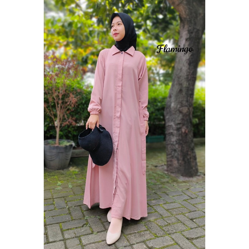 Gamis Dress Aurelia Wolfis Premium by Arsyida