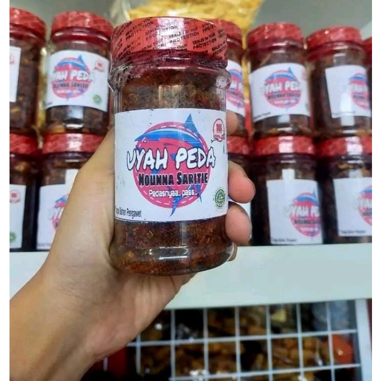 

Uyah Peda/Sambal Garing Ikan Peda