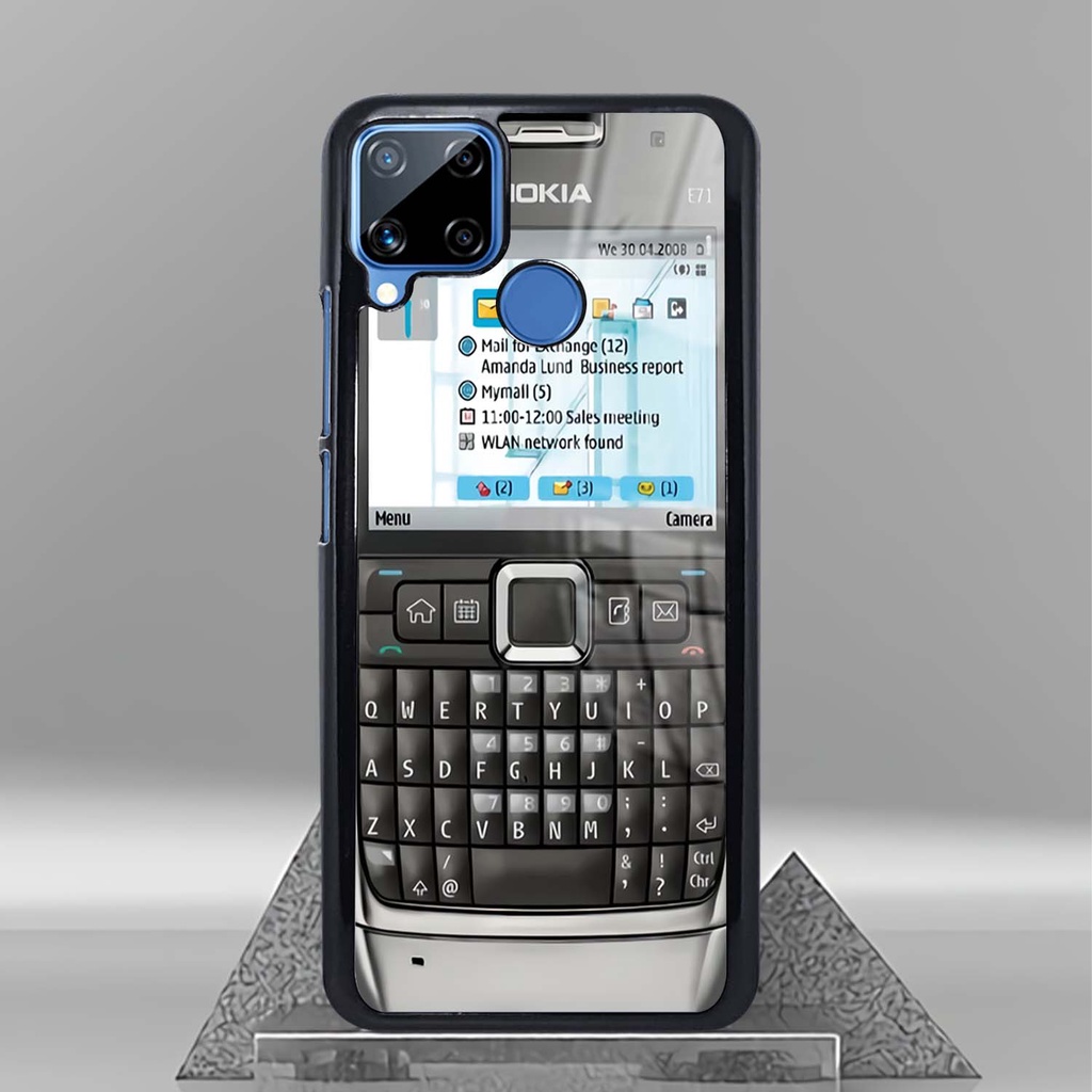 (SV11) Case | Hardcase Kilau Realme C15 | Casing Hp Realme | Pelindung Smartphone | Motif Nokia Jadu