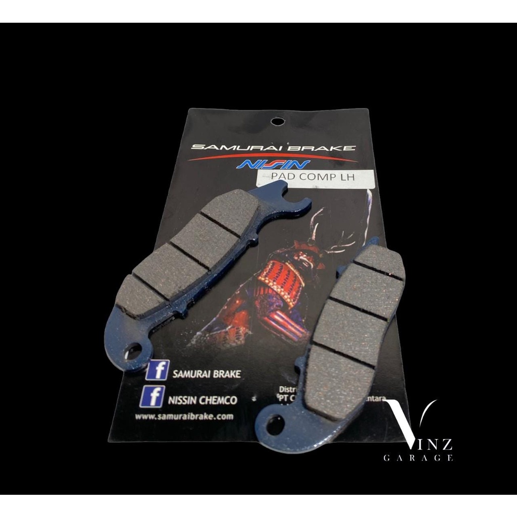 Kampas Rem Kaliper Nissin Samurai 2 Piston Kampas Rem Kaliper Nissin Samurai 2 Piston Brake pad Niss