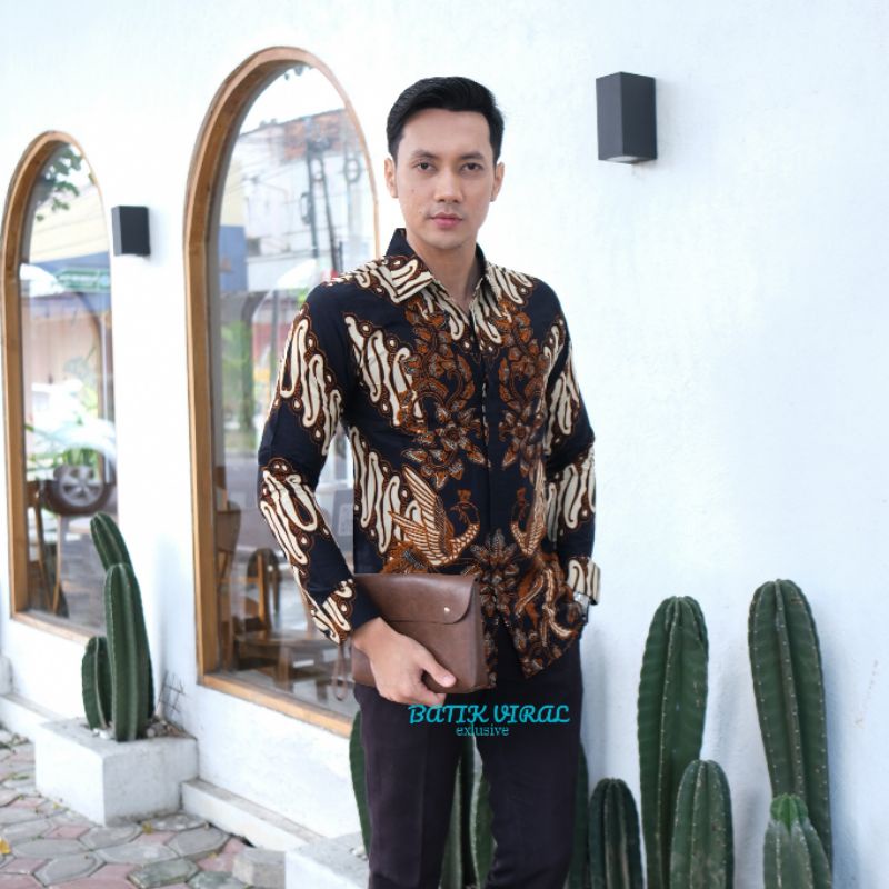Batik Solo Lengan Panjang Paarang Taruno katun 40s Furing erro