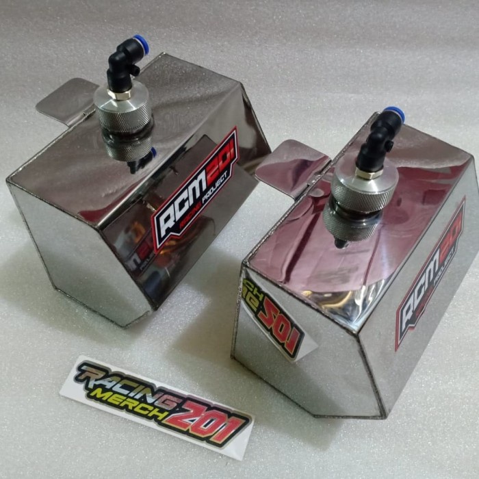 Tangki Depan Motor Drag Full Stainless  STOK TERBATAS