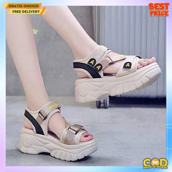 Wesges Cewek Cantik Widges Perempuan Remaja Berkualitas Spatu Wadges Model Korean Style Sandal Wedge