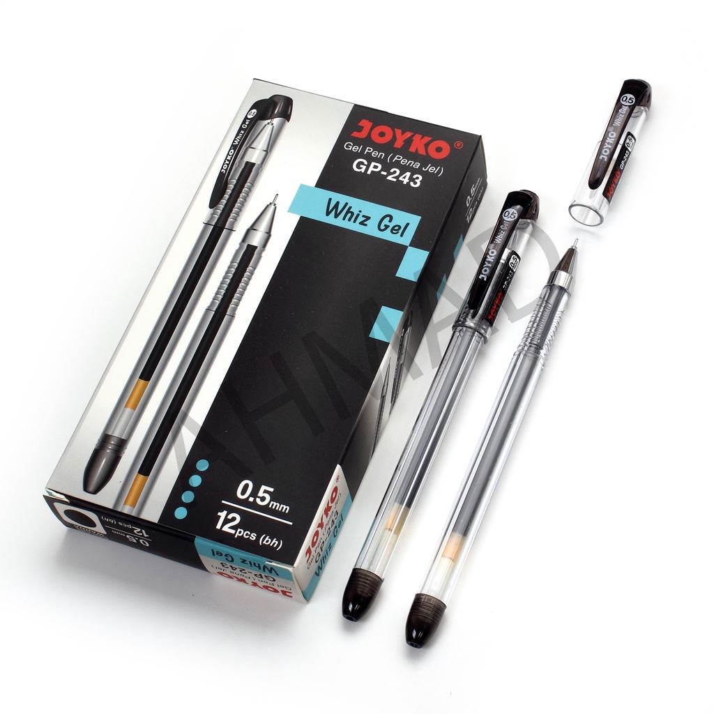 

Gel Pen / Pulpen / Pena Joyko GP-243 / Whiz Gel / 0.5 mm [ LUSIN ]