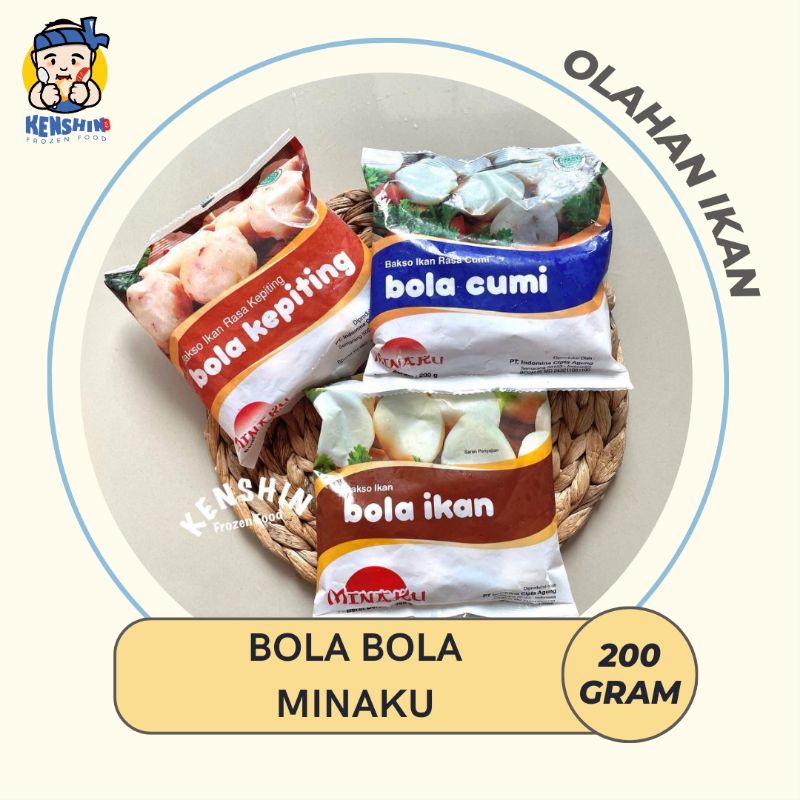 

BOLA BOLA IKAN CUMI KEPITING MINAKU 200gr