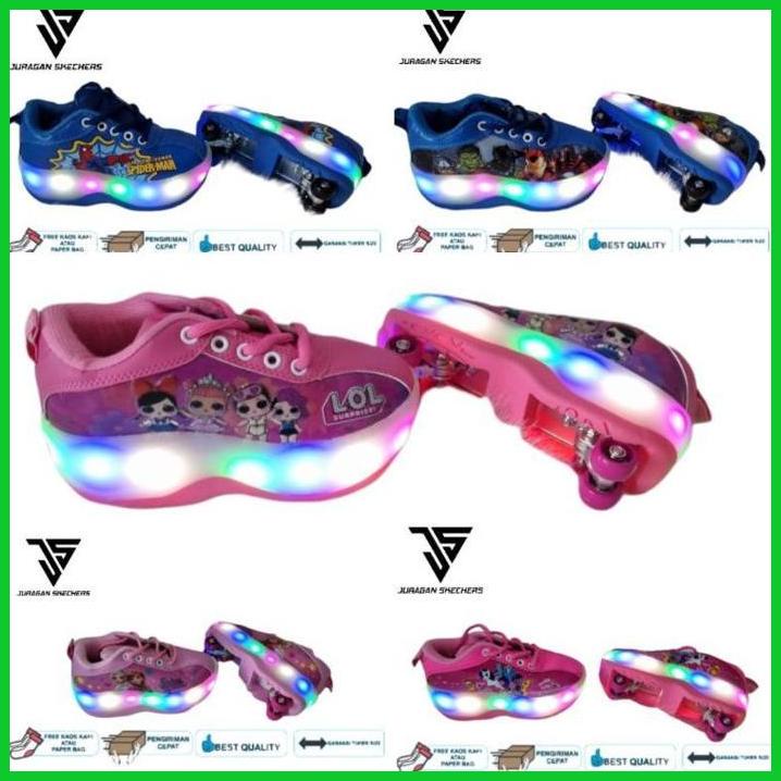 Ready Led Sepatu Roda 4 Anak  / Sepatu Roda Anak / Sepatu Roda / Sepatu Roda Anak Perempuan / Sepatu