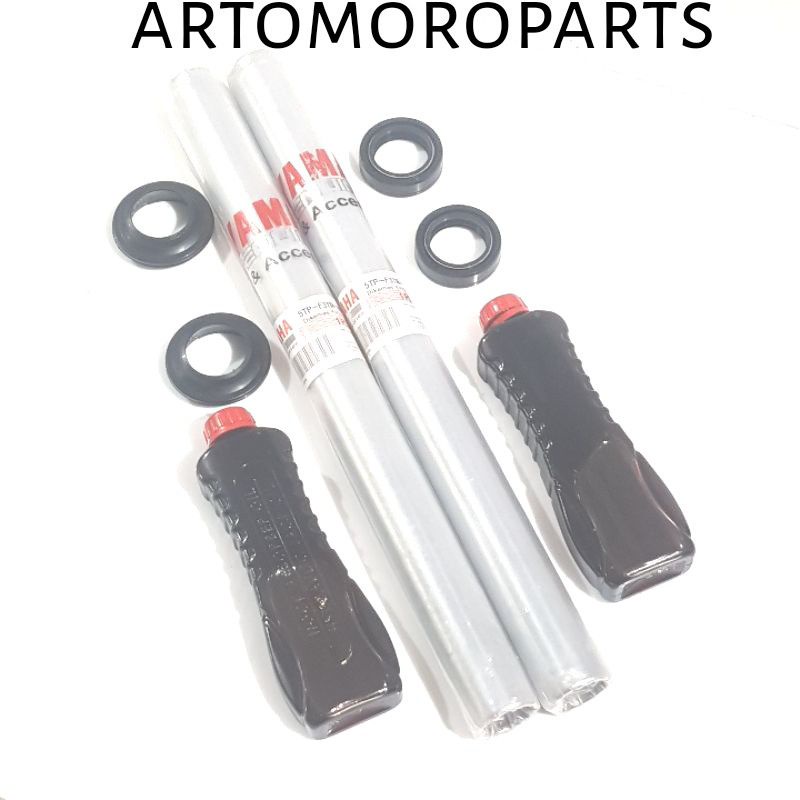 Paket As Shock Depan + Seal Shock + Seal Abu + Oli Shock Jupiter Z Old Lama Vega R Old Lama 5TP