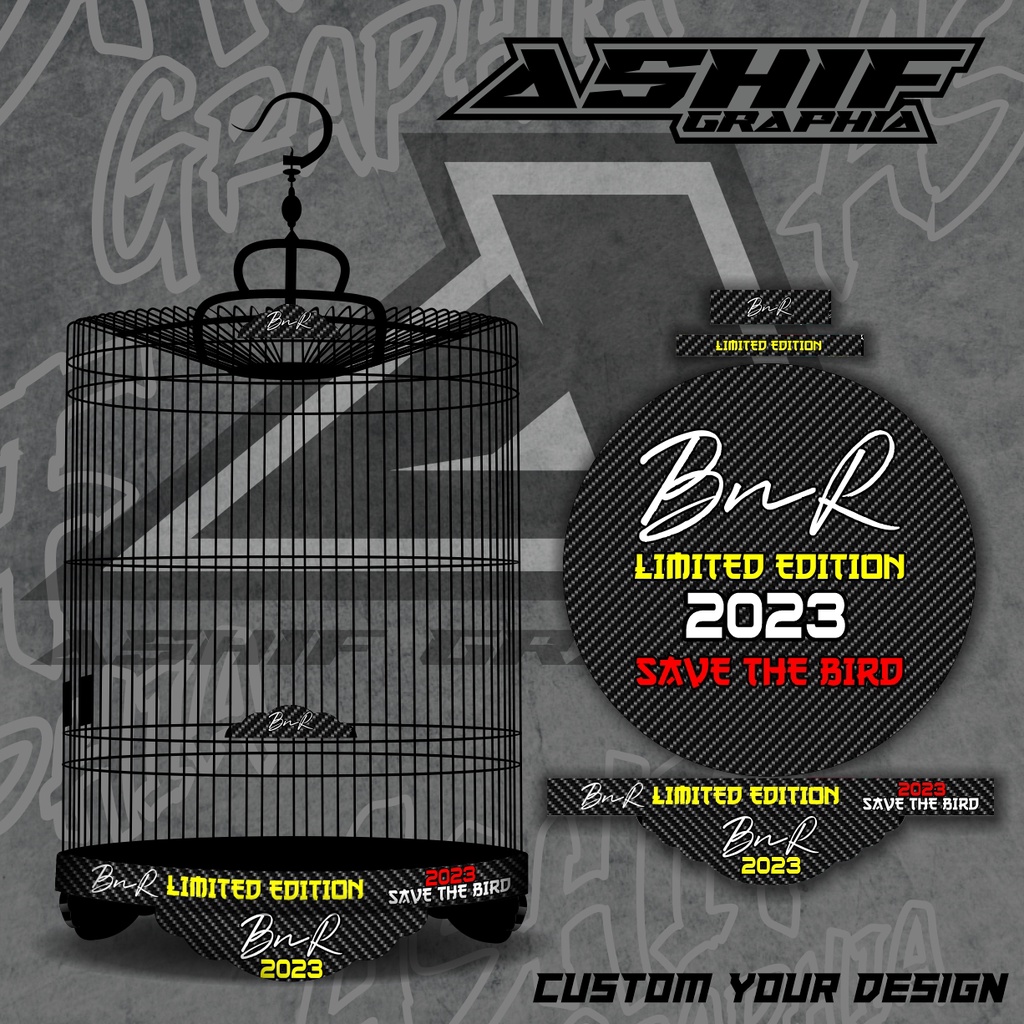 STICKER DECAL TEBOK MURAI BNR NEW 2023